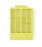 Statlab MedicalProduct Rear Tab Histo Embedding Cassette W/Lid - CASSETTE, EMBED, W/LID, YELLOW, 1500/CS - EC302