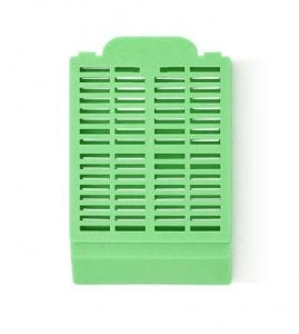 Statlab MedicalProduct Rear Tab Histo Embedding Cassette W/Lid - CASSETTE, HISTO, EMBED, W/LID, GREEN, 1500/CS - EC303