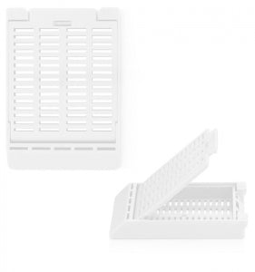 Statlab Medical Products Signature Routine Biopsy Cassette - CASSETTE, PROCESSING / EMBED, WHITE, 1500/CS - M405-2