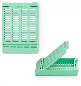 Statlab Medical Products Signature Routine Biopsy Cassette - CASSETTE, PROCESSING / EMBED, GREEN, 1500/CS - M405-4