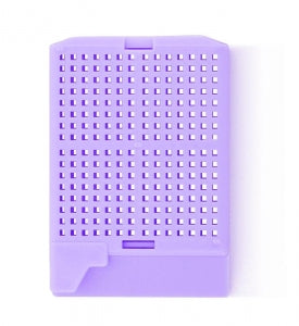 Statlab Medical Products Unisette Biopsy Cassettes w/Lid - CASSETTE, BIOPSYW / LID, TAPED, LILAC, 1000/CS - M506-10T