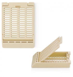 Statlab Medical Products Slim Embedding Cassettes Hinged Lid - CASSETTE, SLIM, HINGE, TAPE, TAN, 2000/CS - M509-8T