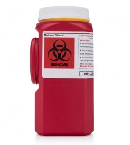 Statlab Medical Products Non Mail Back Sharps Containers - CONTAINER, SHARPS, NON MAIL-BACK, RED, 1.5QT - SHRP-1.5QT