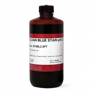 StatLab Alcian Blue Stain with 2.5 pH - STAIN, ALCIAN, BLUE, PH, 2.5 - STABL2.5PT