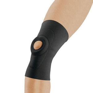 Scott Specialties Tubular Knee Sleeve with Open Patella - Knee Sleeve with Open Patella and Tubular Buttress, Black, Size 3XL - 0415 BLA 3X