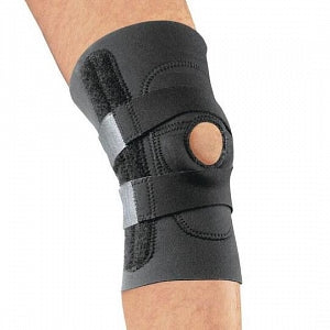 Scott Specialties Patella Stabilizer Knee Brace - Patella Stabilizer Knee Brace, Black, Left, Size XS - 0417 BLA XSL