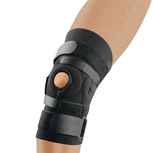 Scott Specialties Extension Stop Hinged Knee Support - Extension Stop Hinged Knee Support, Black, Size 2XL - 0430 BLA 2X