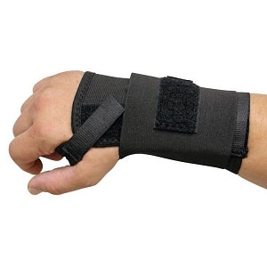 Scott Specialties Wrist Support with Tension Strap - Wrist Support with Tension Strap, Black, Left, Size L - 1378 BLA LGL