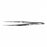 Bausch and Lomb Valeant Straight Dressing Forceps - Straight-Tip Heavy Serrated Forceps, 12 mm, 4.1" Overall - E1404