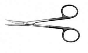 Strorz Instruments SURE CUT Plastic Scissors - SURE CUT Plastic Scissors, Curve, 4.7" - N1412SC