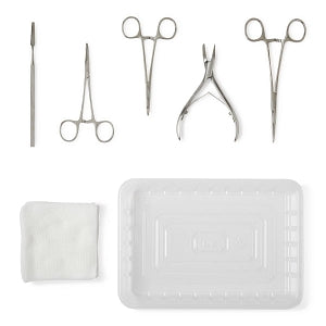 Centurion Centurion Toenail Kits - Toenail Kit with Gauze, 3 Forceps, Spatula, and Nail Splitter - SUT19170