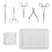 Centurion Centurion Toenail Kits - Toenail Kit with Gauze, 3 Forceps, Spatula, and Nail Splitter - SUT19170