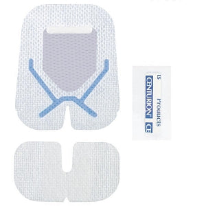 Centurion Micro SorbaView SHIELD Dressings - Sterile SorbaView SHIELD Micro Integrated Securement Dressing with HubGuard Pillow, 2.25" x 2.625" - SV226UDHGXT