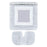 Centurion SorbaView 2000 Window Dressings - Sterile SorbaView 2000 Window Dressing with 2" Window and Slit, 4.5" x 4.5" - SV55XT