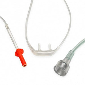 Medtronic USA Nasal FilterLine Sampling Lines - Nasal FilterLine Sampling Line with O2 Tubing Female Connector, Adult, 13' - 10344