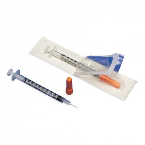 Cardinal Health Insulin Syringes - 0.3 mL Insulin Syringe with 30G x 5/16" Needle - 8881600800