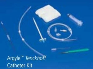 Covidien Argyle Curl / Tenckhoff Catheter Kits - Tenckhoff Catheter with 2 Cuffs, 42 cm - 8817278008