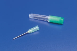Cardinal Health Rigid Pack Hypodermic Needles with Polypropylene Hub -  Hypodermic Needle with Regular Bevel and Polypropylene Luer Lock Hub, 21G x