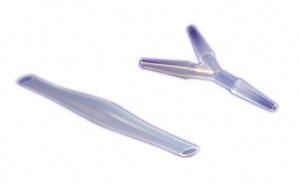 Cardinal Health Argyle Tubing Connectors - Y Connector Suction Tubing, Size L, 1/4"-1/2", Nonsterile - 8888272005