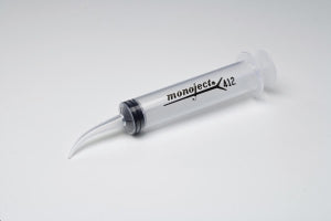 Cardinal Health Monoject Curved Tip Syringes - Irrigation Syringe, Ungraduated Curved Tip, 12 mL - 8881412012