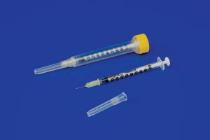 Cardinal Health Tuberculin Syringes - 1 mL TB Syringe with 25G x 5/8" Needle - 8881501160