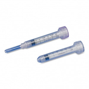 Cardinal Health Sterile Rigid Pack 3-mL Syringes - Syringe with Needle, Luer Lock, 20G x 3/4", 3 mL - 8881513025