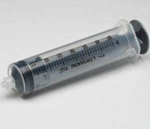 Cardinal Health Rigid Pack 35 mL Syringe - Syringe with Monoject Needle with Luer Lock Tip, 35 mL - 8881535762