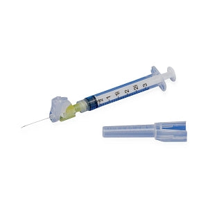 Cardinal Health Magellan Safety Needle and Syringe Combo - Magellan Safety Hypodermic Needle and Syringe Combo, 1 mL, 23G x 1" - 8881811310