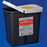 Cardinal Health Hinge Top Waste / Sharps Containers - Waste Container with Hinged Top, Black, 8 gal. - 8607U