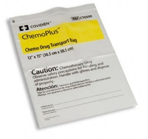 Cardinal Health ChemoPlus Drug Transport Bags - Chemotherapy Waste Handling Bag, 13" x 19" - CT0525