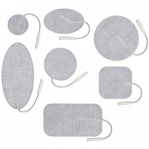 Cardinal Health Choice Cloth Stimulating Electrodes - First Choice 2000 Cloth Stimulating Electrode for TENS / NMS / FES, Square, Self-Adhesive, 2" - EP85775