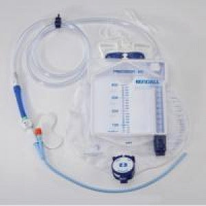 Cardinal Health Foley Catheters and Prep Trays - Foley Catheter Urine Meter Tray, 16 Fr, 400 mL, Coude Tip - P4P16TSD