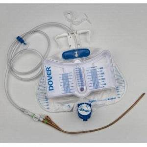 Covidien Dover Silver Urine Meter Trays - P400 Secure Foley Catheter Tray, 18 Fr - P4P18XSD