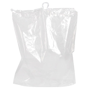 Uniflex Unprinted Drawstring Patient Belongings Bag - Unprinted Drawstring Patient Belongings Bag, Clear, 16" x 18" x 6", 2.25 Mil - PLD16CLR