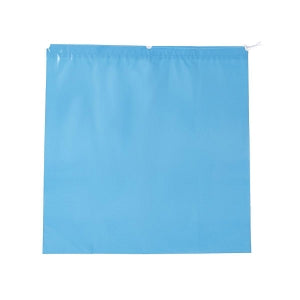 Medline Drawstring / Drawtape Container Liners - Drawcord Bag, Light Blue, 40" x 40", 2.5 Mil - SYP404025LB