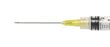 Medline Standard Hypodermic Needles - Standard Hypodermic Needle with Regular Bevel, 20G x 1.5" - SYR100207