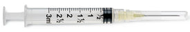 Medline Standard Hypodermic Syringes with Needle