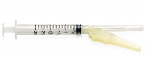 Medline Medline Safety Syringes with Needle - 3 mL Syringe with 20G x 1  Safety Needle - SYRS103205