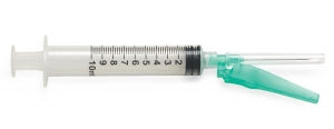 Medline Medline Safety Syringes with Needle - 10 mL Syringe with 21G x 1.5" Safety Needle - SYRS110217