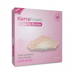 Crawford Healthcare KerraFoam Gentle Border Dressings - DRESSING, KERRAFOAM, GENTLE, BORDER, 5X5IN - CWL1013