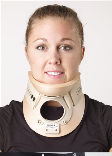 Corflex Inc Rigid Cervical Tracheotomy Collars - Rigid Philadelphia Cervical Collar with Trachea, 2-1/4", Size S - 19-4121-000