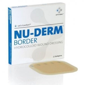 Acelity Nu-Derm Hydrocolloid Dressing - Nu-Derm Hydrocolloid Dressing, Sterile, 8" x 8" - HCF208