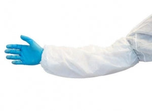 Safety Zone PE Coated Polypropylene Sleeves - Polypropylene Sleeve, Polyethylene Coated, White, 18" - DSWP-18-1