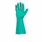 Safety Zone Green Flock-Lined Nitrile Gloves - 15 Mil 13" Long Flock-Lined Nitrile Gloves, Green, Size 2XL - GNGF-2X-15C