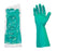 Safety Zone Green Unlined Nitrile Gloves - Unlined Nitrile Exam Gloves, Green, 13", 11 Mil, Size L - GNGU-LG-11C