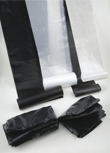 Safety Zone Trash Can Liners - Trash Can Liner, Clear, 38" x 60", 16 Mic - I-386016N