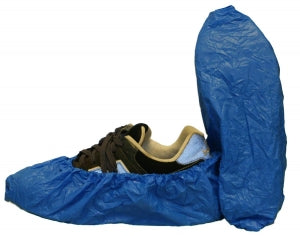 Safety Zone Co-Polymer Shoe Covers - Co-Polymer Shoe Cover, Blue, Size 2XL - DSC-CPE-2XL-BL