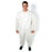 Safety Zone 40 g Disposable Coverall - Polypropylene Coveralls, Elastic Wrists and Ankles, Disposable, White, Size 3XL - DCWH-3X-40EWA