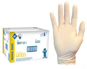 Safety Zone GREP Latex Exam Gloves - Latex Exam Gloves, Powder Free, Textured, Size XL - Z-GREP-XL-1L