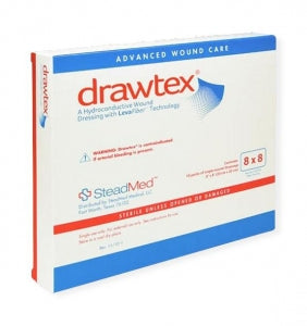 Steadmed Medical Drawtex Hydroconductive Nonadherent Wound Dressing - Drawtex Hydroconductive Non-Adherent Wound Dressing, 8" x 8" - 00304